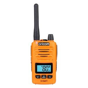Oricom DTX600 Waterproof IP67 5 Watt Handheld UHF CB Radio - Orange