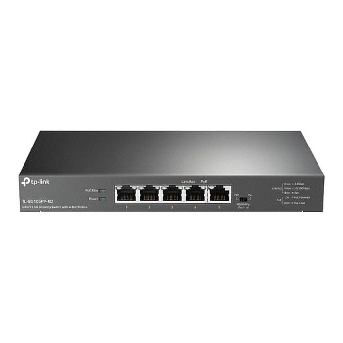 Tp-link Tl-sg105pp-m2 5-port 2.5g Desktop Switch With 4-port Poe++