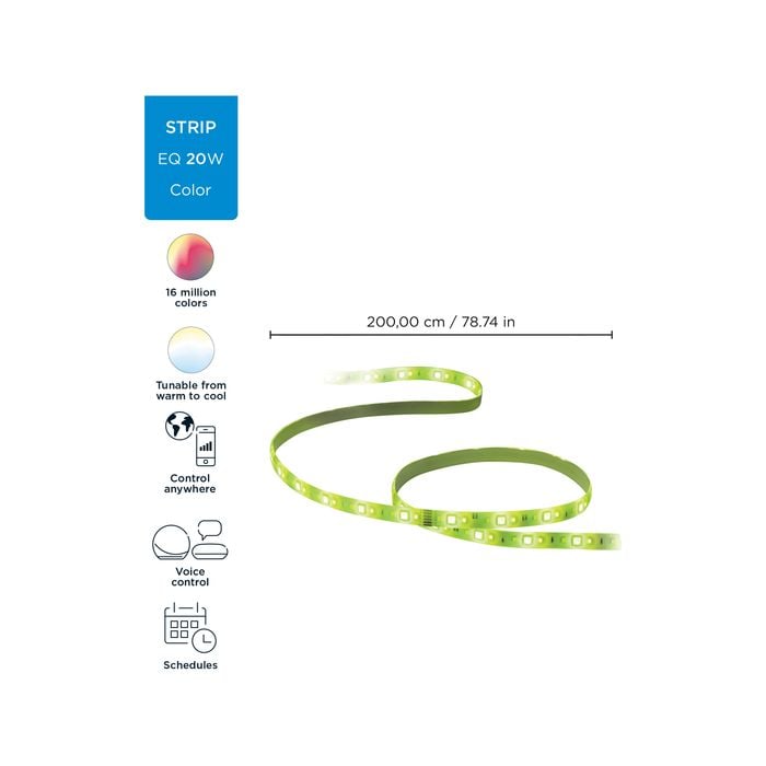WIZ Lightstrip LED 1600Lm Colour 20W Smart Light