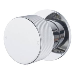 Mondella 35mm Chrome Resonance Textured Handle Bath Mixer