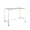 Foret Computer Desk Office Pc Laptop Table Study Workstation Home White Metal