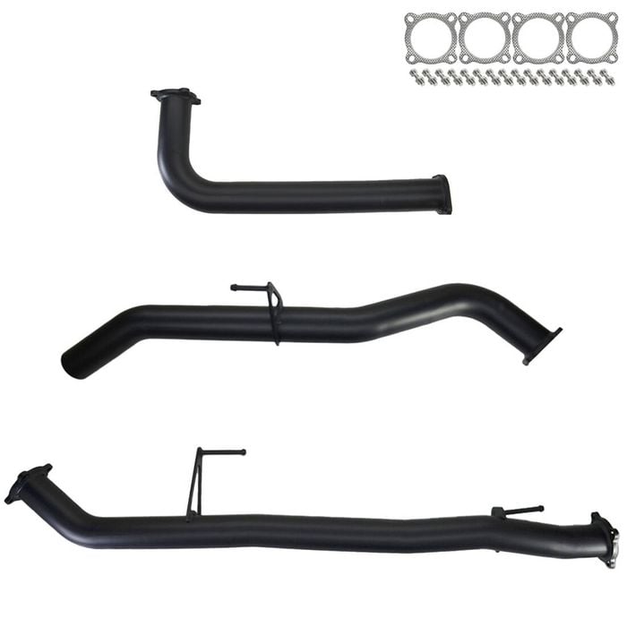 Ignite Exhausts Dpf Back For Nissan D40 Navara 2.5l Automatic 3" With Straight Pipe Only 409 Stainless Steel
