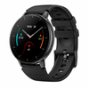 Smart Watch Amoled Screen Bluetooth Call Health Sleep Monitor Fitness Tracker Sports Watch  Black Rubber