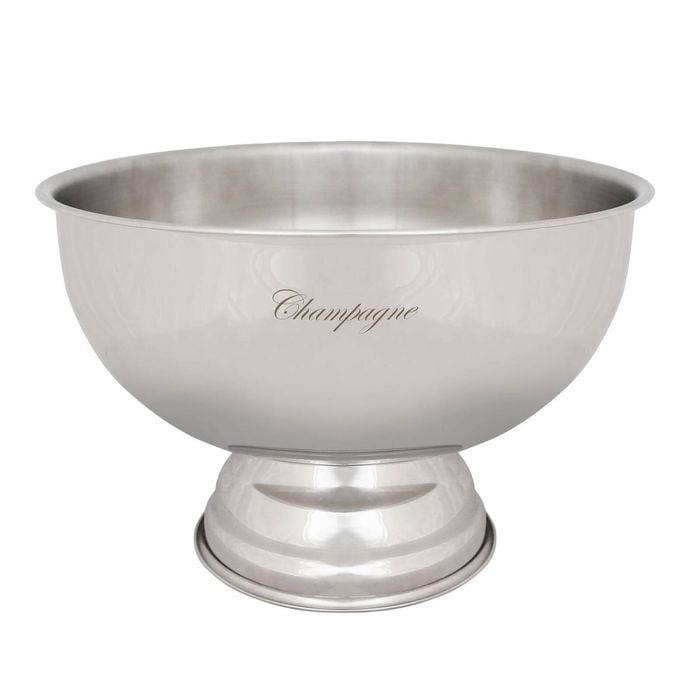 Rink Drink Stainless Steel Champagne Ice Bucket - 35cm - Engraved