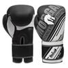 Morgan Aventus Leather Boxing Gloves (10oz - 16oz) [black/white 16oz]