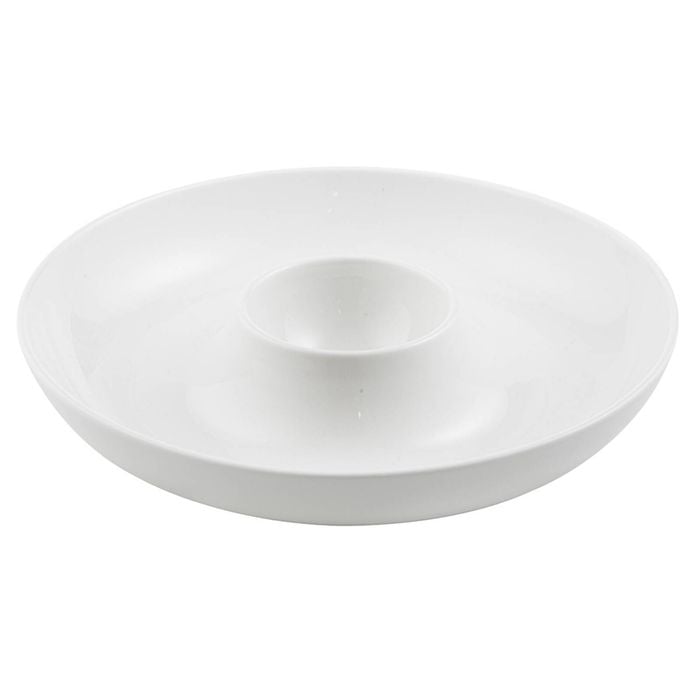 Ladelle Alto Serve & Share Chip & Dip Porcelain Serving Platter Kitchen/Dining