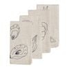 Ecology Feast Set Of 4 Napkins
