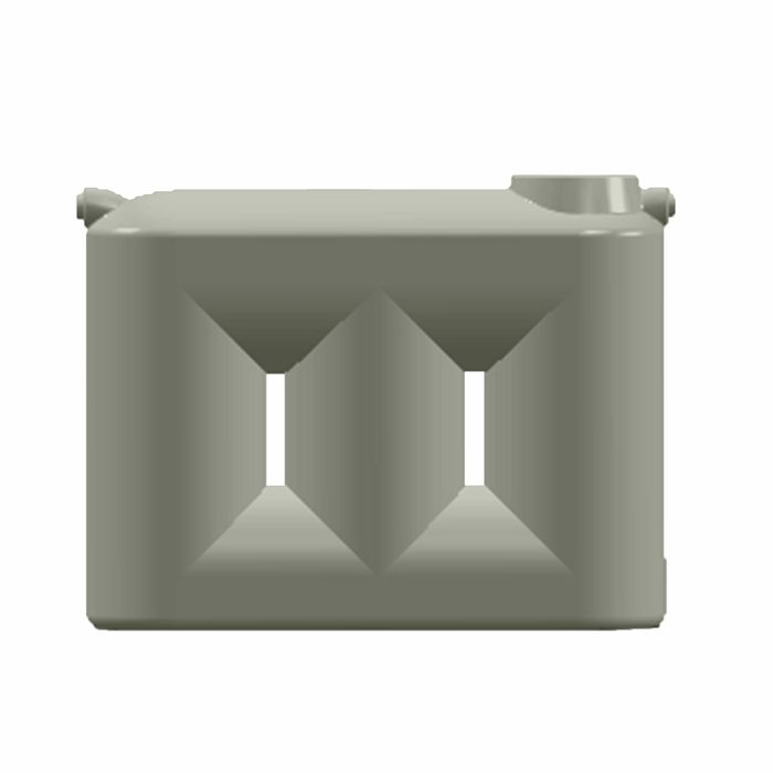 Clark 2000L Poly Slim Water Tank - Earthtone