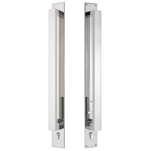 Gainsborough 600mm Polished Stainless Steel Trilock Omni Back To Back Double Cylinder