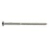 Zenith M8 x 130mm Stainless Steel Hex Head Coach Screw