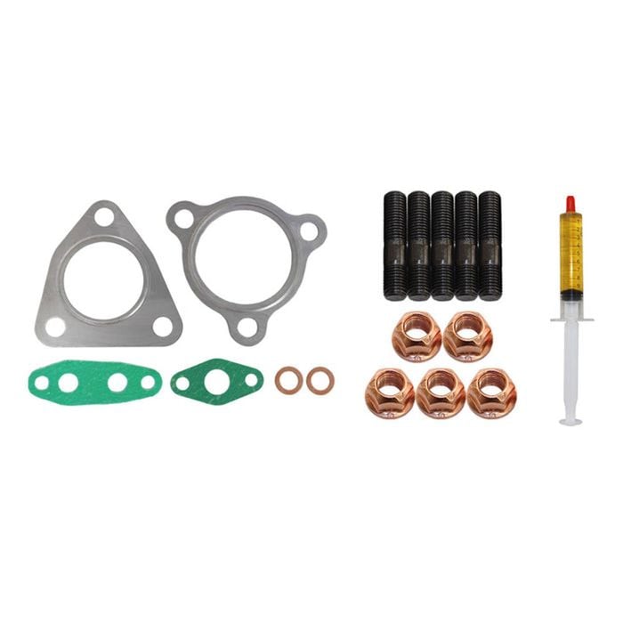 Turbo Charger Installation Stud, Gasket & Lubricant Kit For Hyundai Santa Fe D4hb 2.2l 2009 Onwards