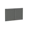 Kaboodle 800mm Grey Fig Country Farmhouse Sink Doors - 2 Pack