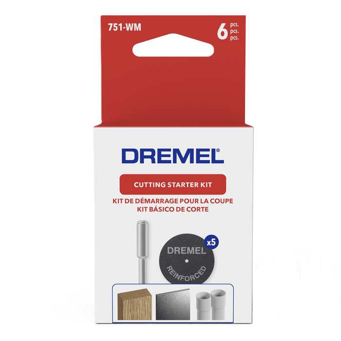 Dremel 6 Piece 751-AW Cutting Accessory Starter Kit