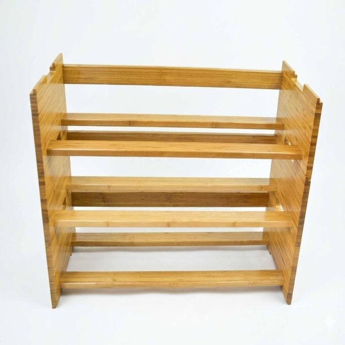 P&p Natural Bamboo Shoe Rack Multi Layer Stackable Organizer Storage Shelf Home Use