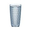 Tate Geometric 450ml Highball Acrylic Tumbler Drinking Cup - Sky