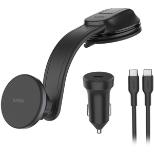 Belkin BoostCharge Qi2 Magnetic Wireless Charging Car Dash Mount