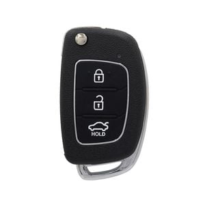 The Key Warehouse 3 Button HNY17R Remote Housing to suit Hyundai i10, i20, i40, iX35, Tucson, Elantra, Sante Fe - Various Years