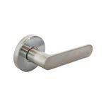 Ikonic Oslo Satin Chrome Passage Lever Set