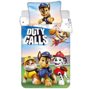 Paw Patrol Duty Calls Cotton Quilt Cover Set Toddler Bed Size