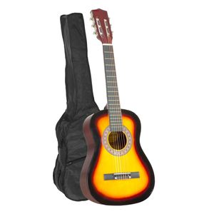 Karrera 34in Acoustic Childrens Wooden Guitar - Sunburst