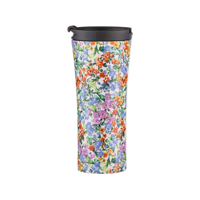 Ashdene Garden Party Bell 500ml Travel Mug Stainless Steel - Lilac