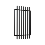 RapidFence 1500 x 900mm Black Blade Gate