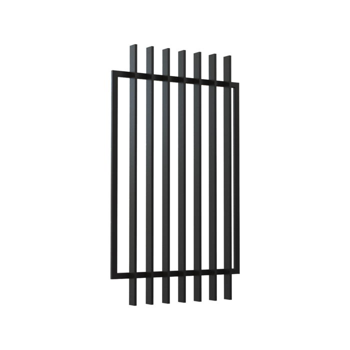 RapidFence 1500 x 900mm Black Blade Gate