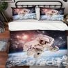 3D Space Astronaut 146 Bedding Set Pillowcases Quilt Duvet Cover Set Queen King