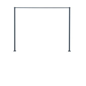 Daytek Coastal Blue Ground Mount Kit with Base for Mini Fold Down