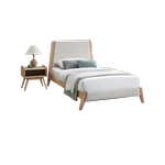 Finn King Single Hardwood  Bedroom Set | 2PCE