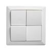 HPM 10A Como 3 Gang Vertical Switch