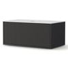 Cefito 900mm Vanity Unit Grooved Timber Black