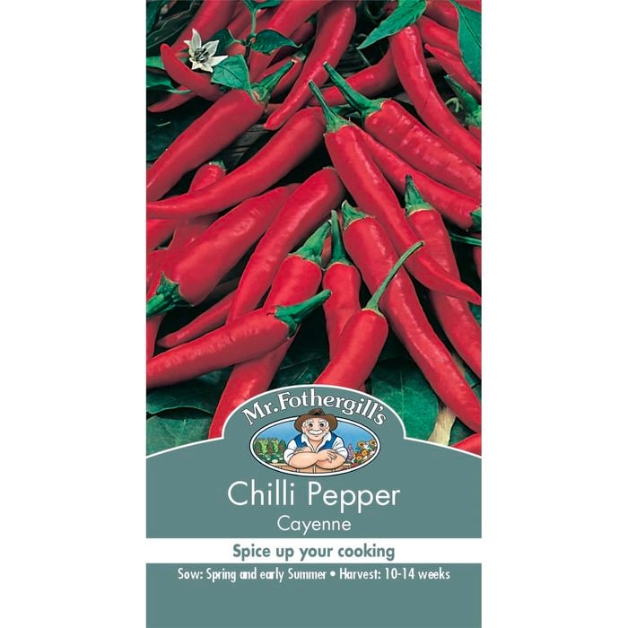 Mr Fothergill's Chilli Pepper Cayenne Seeds