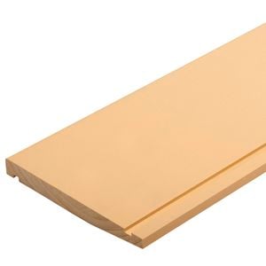 Pineclad 180 x 18mm H3.1 Pre Primed Finger Jointed Pine Bevel Back Weatherboard - 6.3m