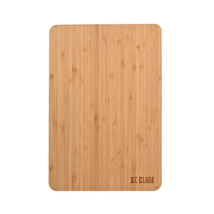 St. Claire Bamboo Long Grain Chopping Board Rectangular Serveware 30x20x1.5cm