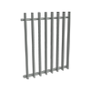 ProtectorAl 0350– 0900 mm W x 1050 mm H Palladium Silver Aluminium Radiator Balustrade Panel