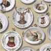 Tales of the Manor Ochre, Wallpaper 10.05m x 53cm Wallpaper Boutique