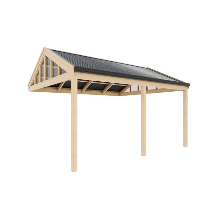 Softwoods 4.8 x 4.3m Pergola Kit