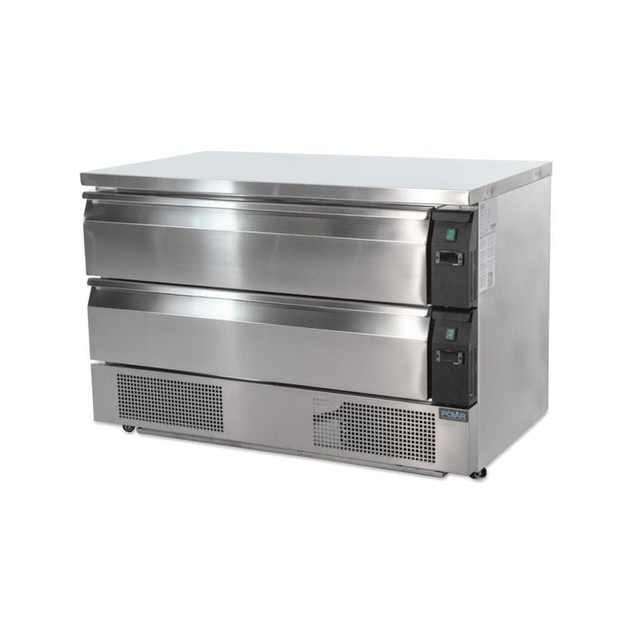 Polar U-series 2 Drawer Counter Fridge Freezer 6xgn - Under Bench Freezers (da997-a)