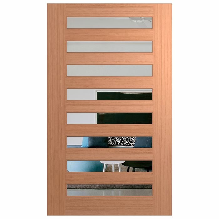 Hume 2040 x 1200 x 40mm Entrance Door SPM Savoy Translucent Glass XS28