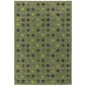 Asiatic Dotty Green 230x160cm Rug