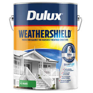 Dulux 10L Vivid White Matt Weathershield Exterior Paint