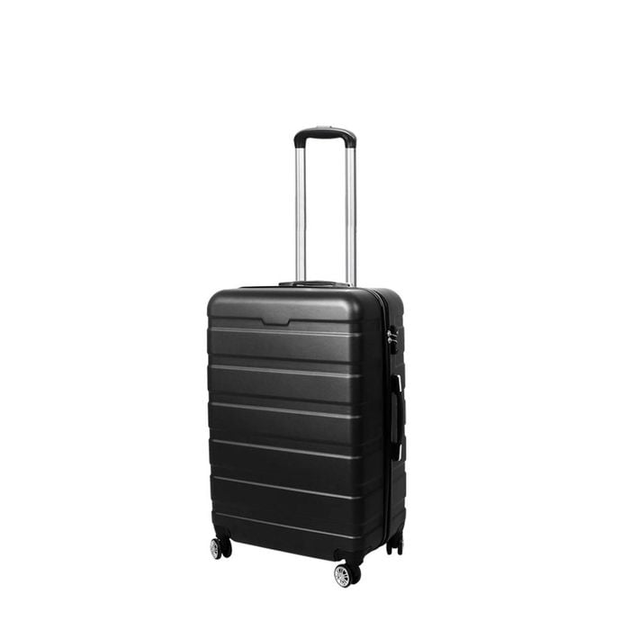 Slimbridge 24" ABS Carry On Luggage Black