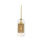 Brilliant Cian 13cm DIY Brass Mesh and Glass Pendant Light