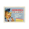 Nostalgic-Art Small Sign I was on a diet