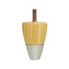 Adoored 80mm Paint Base Lacquered Top Round Cabinet Leg