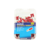 Narva 2.5-3mm / 4mm Red Double Crimped Male Bullet Terminal - 100 Pack