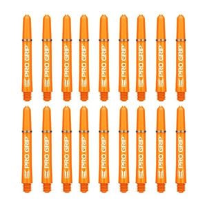 18pc Target Pro Grip Nylon Shaft/dart Stem Replacement Accessory Short Orange