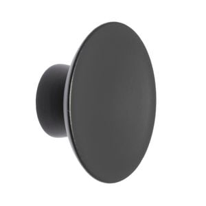 Lane 45mm Black Round Timber Knob