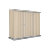 Absco Sheds 2.26 x 0.78 x 1.95m Classic Cream Single Door Space Saver Garden Shed